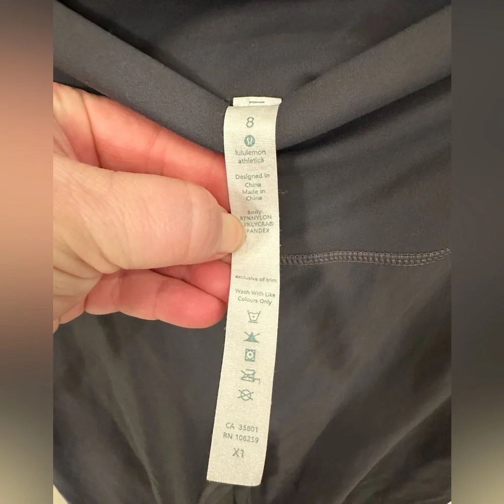 Lululemon Groove Super High Rise Flared Pants Gray Size 8 Nulu Yoga Bootcut EEUC - Picture 3 of 4